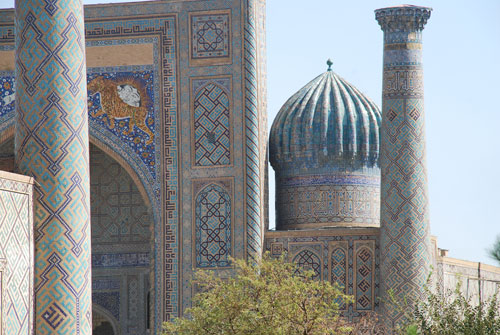Sherdor Madrassah on Registan, Samarkand