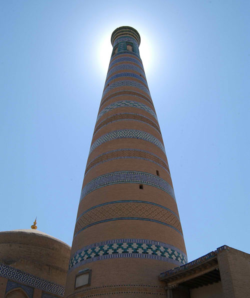 Ensemble of Islam Khoja in Khiva, Uzbekistan