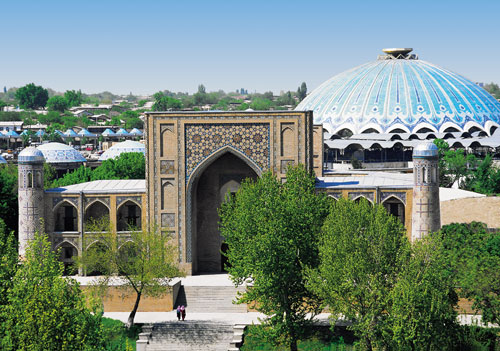 Old city and modern city of Tashkent, Uzbekistan