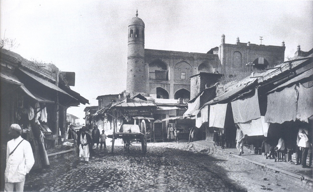 View of Old City and Kukeldash mosque. 1928. Tashkent