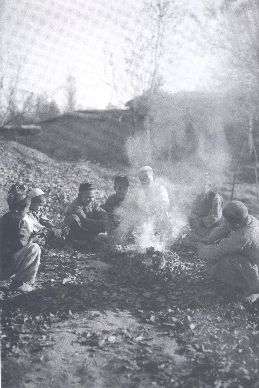 Autumn fire. 1930s.