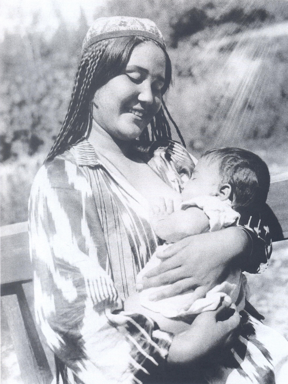 The Uzbek Madonna. 1934. Old photos from Uzbekistan, by M. Penson.